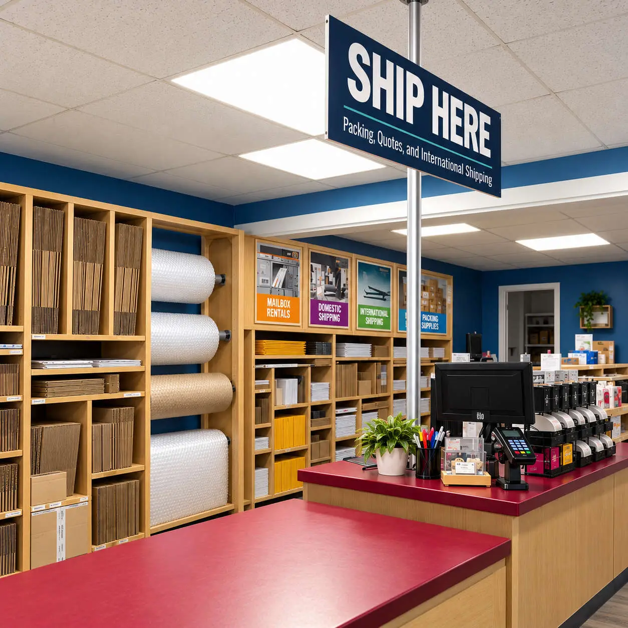 mail it 4u shipping counter